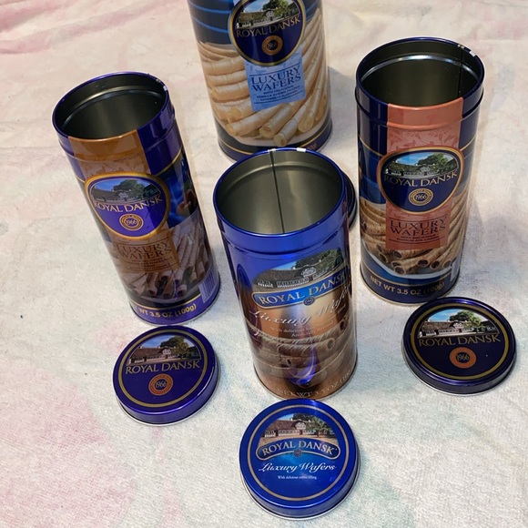 Bundle of Royal Dansk empty tin cans (4) - Picture 3 of 11